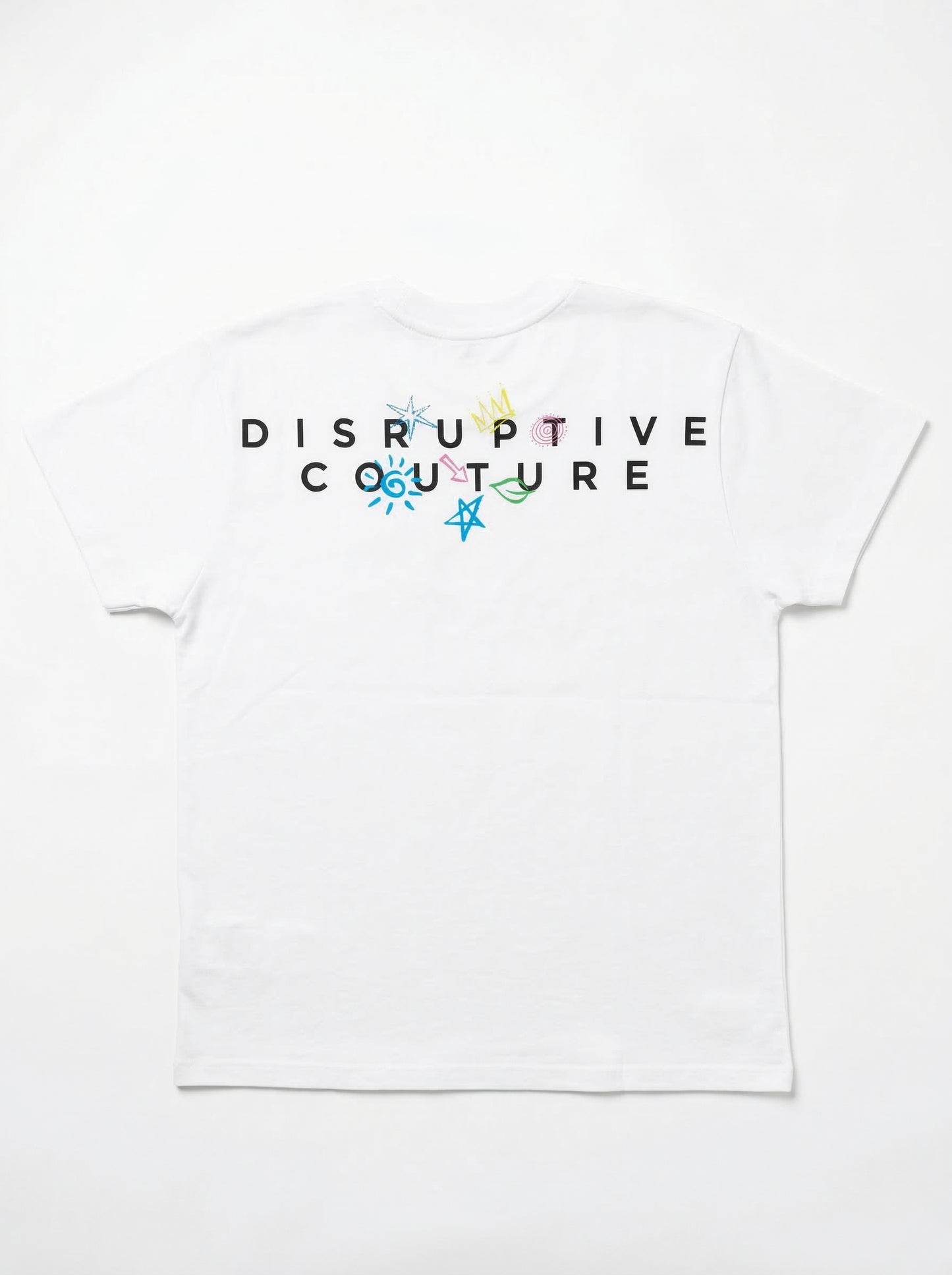 DISRUPTIVE MONOGRAM T-SHIRT – WHITE